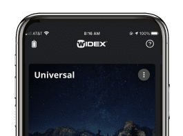 Widex-MOMENT-MySound-app-HOME screen-smartphone