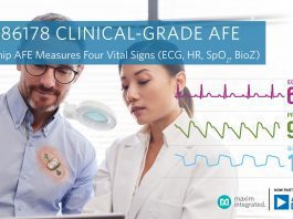 Clinical-Grade AFE from Analog Devices Measures Four Vital Signs for Remote Patient Monitoring Devices