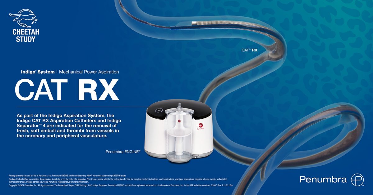 New Data Demonstrates Safety and Performance of Continuous Aspiration Thrombectomy with Indigo® System CAT™ RX Catheter in High-Risk Patients with Acute Coronary Syndrome Reported by Medical Device News Magazine