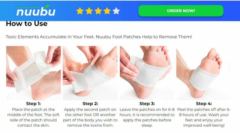Nuubu Foot Patches-Side Effects| Ingredients, Price-Where To Buy?